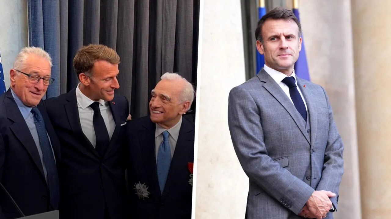 Martin Scorsese și Robert De Niro, decorați la New York de Macron cu cea mai înaltă distincție civilă a Franței. Ce merite le-au fost recunoscute