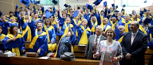 Demers unic în România. 130 de pensionari absolvenți de universitate la Galați:  La vârsta noastră am devenit mai tineri, mai buni și mai fericiți