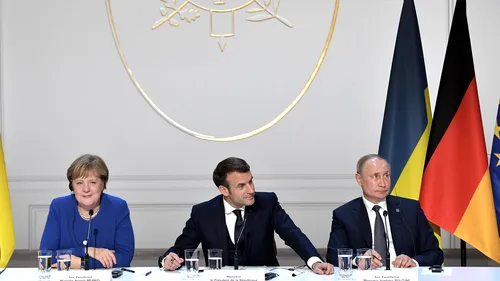 Putin, Merkel și Macron, videoconferință urgentă! Ce au pus la cale cei mai importanți lideri din Europa