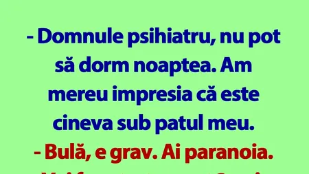 BANC | Paranoia lui Bulă