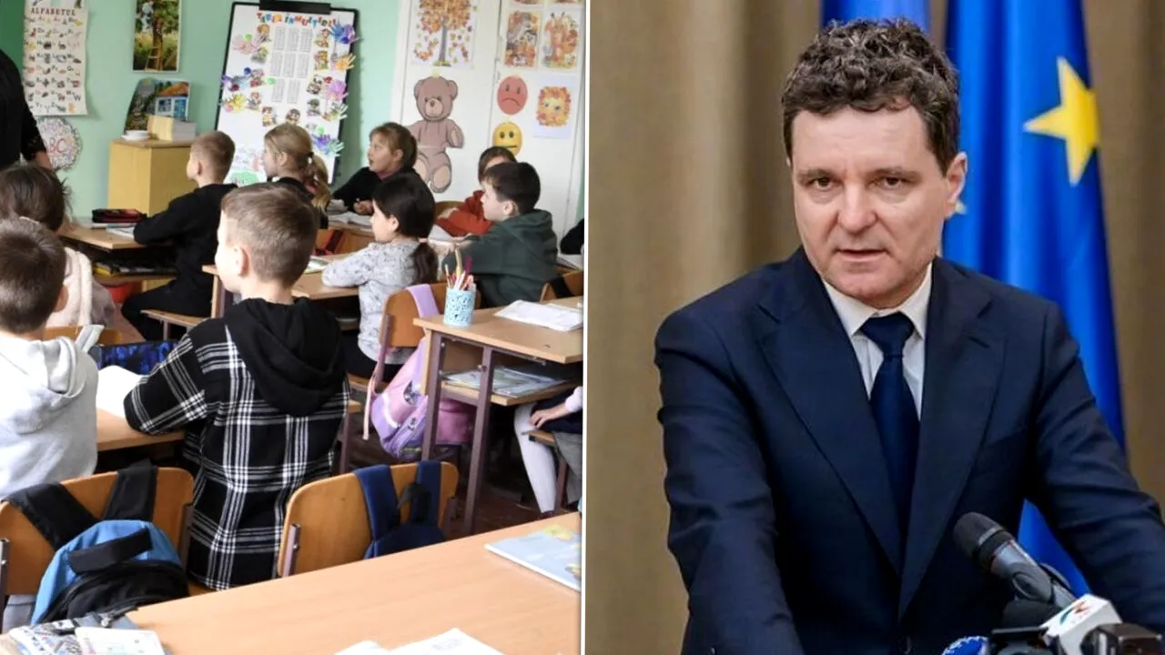 Nicușor Dan le-a testat cunoștințele copiilor de la școala pe care a vizitat-o în debutul anului școlar. Cu ce problemă de matematică i-a provocat
