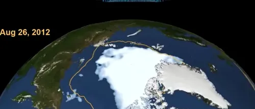Cum se vede topirea ghețarilor din sateliții NASA. VIDEO