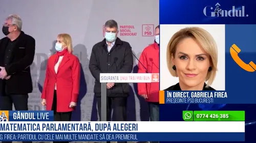 GÂNDUL LIVE. Gabriela Firea, după ce Alina Gorghiu a susținut că PSD simte nevoia să fie băgat în seamă: Nu atac femeile politician! Noi nu avem nevoie să fim băgați în seamă - VIDEO