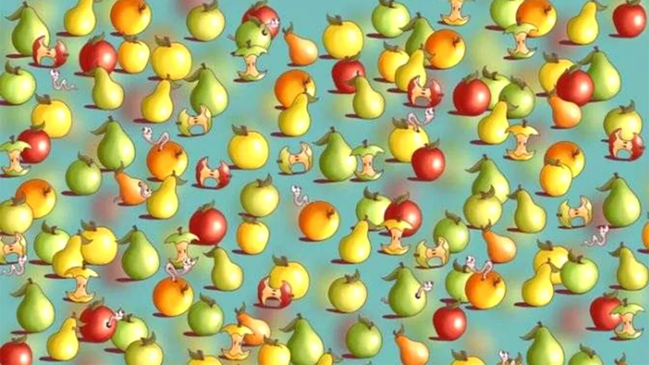 Iluzie optică virală 4K | GĂSEȘTE lămâia ascunsă printre fructele din imagine, în maximum 5 secunde!