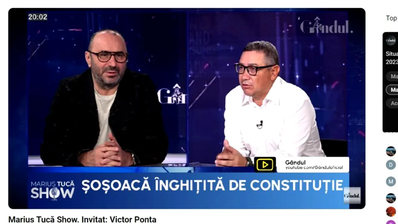 Poll Marius Tucă Show. „Situația dumneavoastră financiară față de cea din 2023 este: mai bună, mai proastă sau aceeași?”