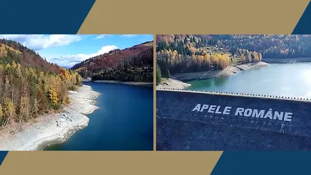 Rezerva de apă a României din LACURILE de ACUMULARE, cea mai scăzută în ultimii opt ani. Apele Române reclamă investiții