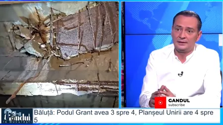 Daniel Băluță, despre Planșeul Unirii: „Se menține TERMENUL de 10 zile. Toate demersurile trebuie să respecte latura legalității”