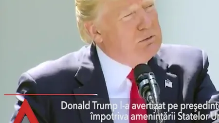 Tastatura lui Trump, blocată pe Caps Lock. NICIODATĂ SĂ NU MAI AMENINȚI SUA! Refulare pe Twitter contra Iranului