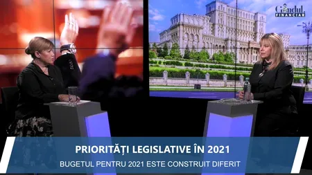 EXCLUSIV GÂNDUL FINANCIAR. Anca Dragu, președinta Senatului: Bugetul pe 2021 a fost construit pentru dezvoltare și este exclusă creșterea taxelor și a impozitelor