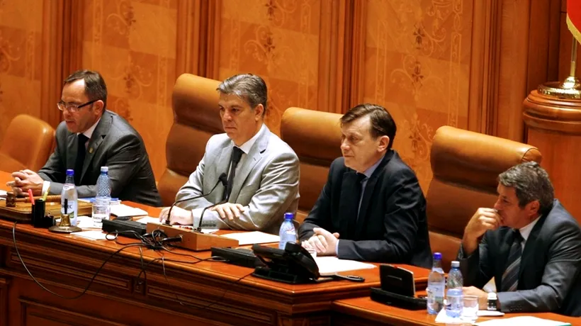 Crin Antonescu și Valeriu Zgonea, propuși de USL pentru șefia Senatului, respectiv a Camerei