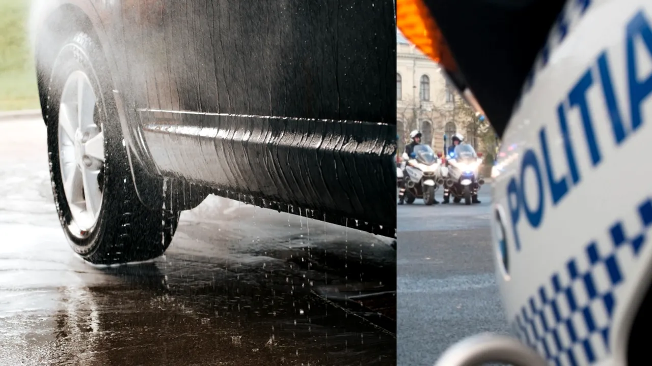 Recomandări pentru ȘOFERI, în timpul ploilor torențiale. Sfaturile Brigăzii Rutiere pot salva vieți