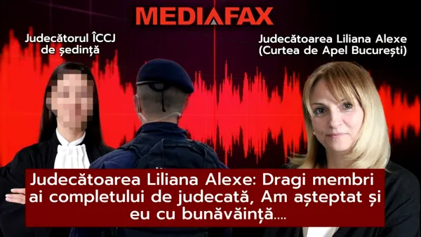 „Domnul jandarm, sunt judecător! Stați să-mi iau geanta!” Înregistrările scandalului de la ÎCCJ, de unde Liliana Alexe a fost evacuată cu jandarmii