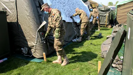 Capacitate crescută de tratament pentru pacienții COVID-19 la Timișoara. Sistemul modular al MApN a început să preia bolnavi