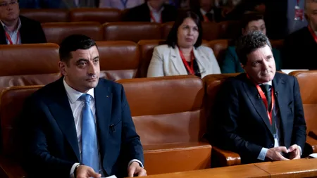 George SIMION și Nicușor Dan, unul lângă altul la evenimentul organizat de BNS. Când vor avea loc dezbaterile prezidențiale