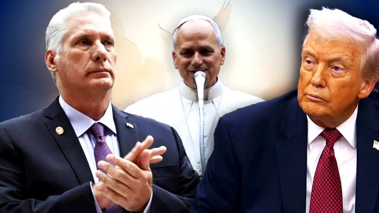 Papa Leon îi îndeamnă pe Trump și liderul Cubei la împăcare și se declară profund îngrijorat de agravarea tensiunilor