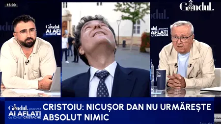 Cristoiu, verdict necruțător: Nicușor Dan a nimerit din greșeală președinte