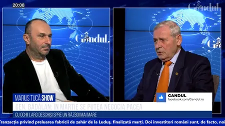 VIDEO | Gen. (R) Eugen Bădălan: „Începerea negocierilor de pace este aproape imposibilă. Ar fi putut să aibă loc anul trecut”