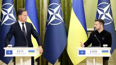 Mark Rutte, în prima sa vizită oficială ca șef al NATO, la Kiev: Ucraina va deveni în cele din urmă membru al Alianței