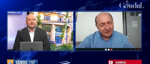GÂNDUL LIVE. Traian Băsescu: „Moțiunea nu are șanse, politica românească e plină de oameni care își declară principiile, dar nu și le respectă”