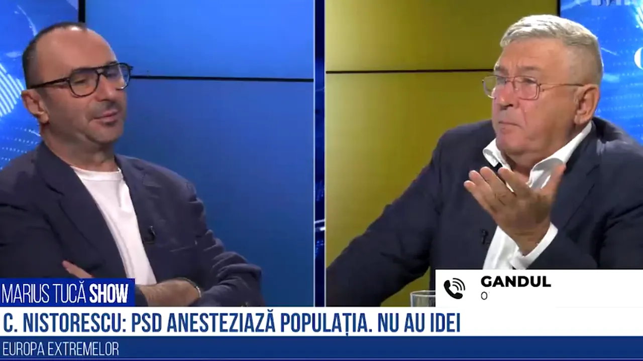 VIDEO Nistorescu: „Populația României este anesteziată de acest „să ni se dea, să primim”. Avem un stat care format din 1,5 milioane de oameni care nu fac nimic și care iau la bani de rup”