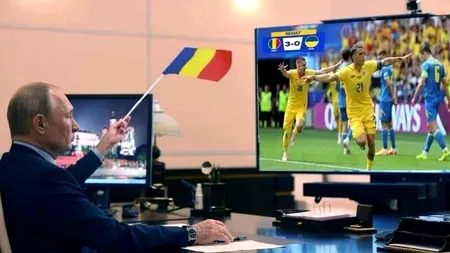 TRUCAJUL ZILEI: O filmare cu fani care îl înjura pe Putin a fost modificată. În filmarea falsificată, scandau numele dictatorului rus