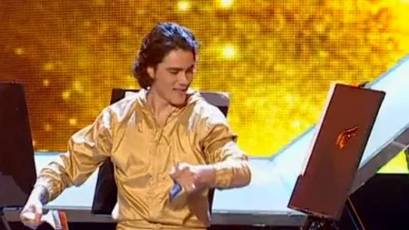 ROMÂNII AU TALENT. ANDREI PAVEL, concurentul care a impresionat juriul cu modul său deosebit de a picta