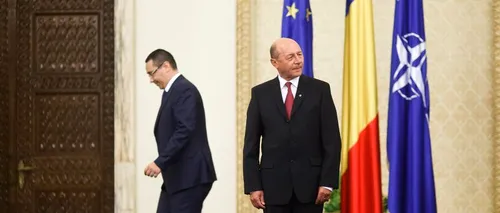 TRAIAN BĂSESCU: nu sunt un președinte care se bagă sub birou ca să nu fie suspendat