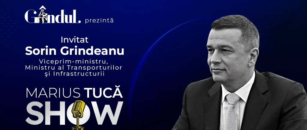 Marius Tucă Show începe luni, 20 februarie, de la ora 20.00, live pe gândul.ro