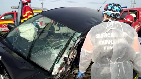 FOTO. Număr alarmant de accidente rutiere produse în dimineața din prima zi de relaxare