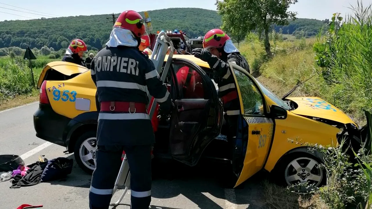 Accident grav în Sibiu. Un bărbat a murit, iar alte două persoane au fost rănite