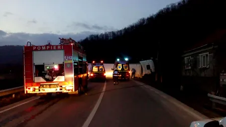 Accident cu doi morți și patru răniți în Cluj: a intrat pe contrasens și a fost spulberat de un tir