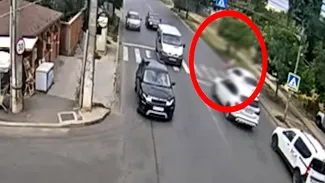 VIDEO | Un polițist a lovit mortal o femeie pe o trecere de pietoni în Popești -Leordeni. Filmul evenimetelor