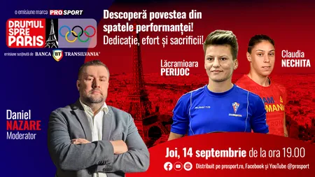 Lăcramioara Perijoc și Claudia Nechita, cele mai valoroase pugiliste ale României, invitate la ediția „Drumul spre Paris” din 14 septembrie, ora 19:00