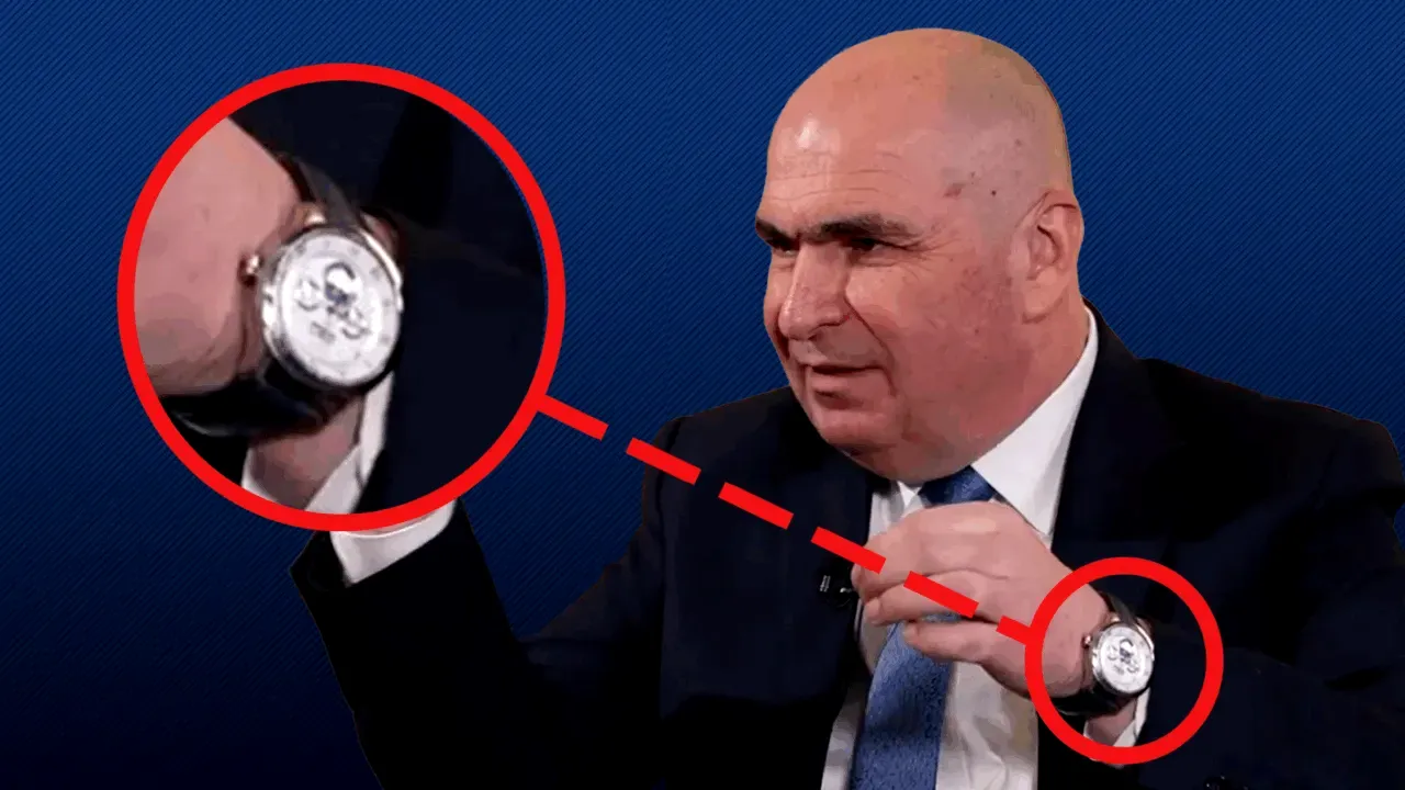 FOTO. Cum arată celebrul ceas al premierului Ilie Bolojan