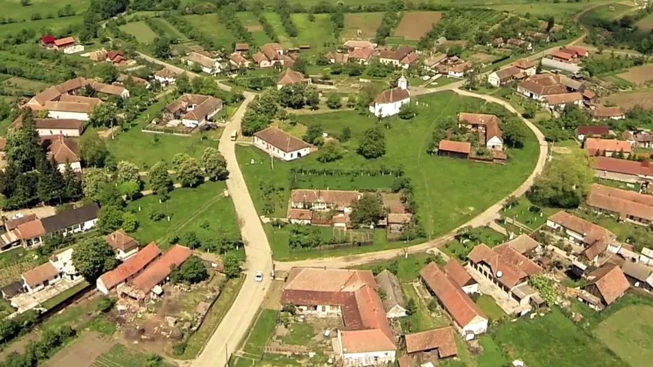 Satul din România cu un plan urbanistic mai frumos decât multe orașe