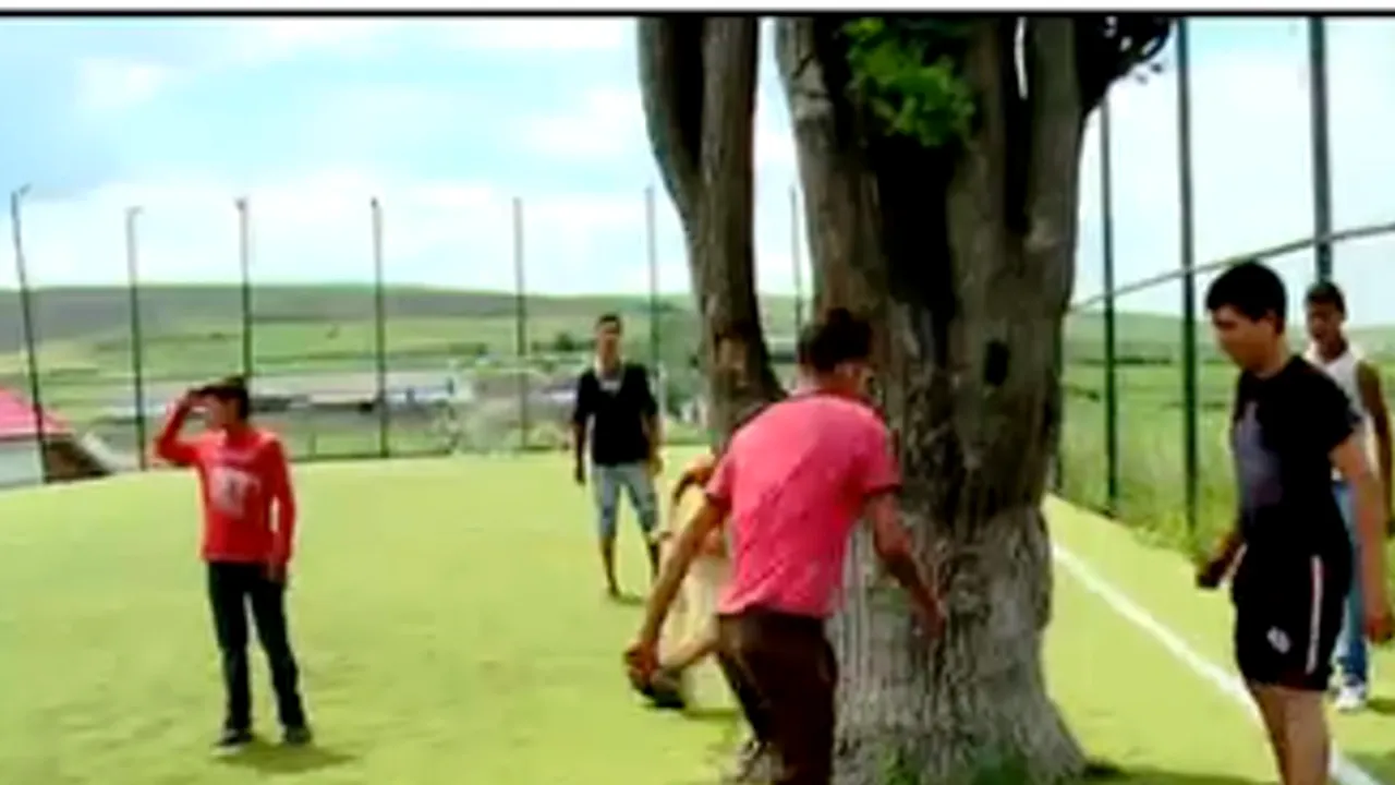 Soluția găsită de autorități în cazul terenului de fotbal construit în jurul unui copac