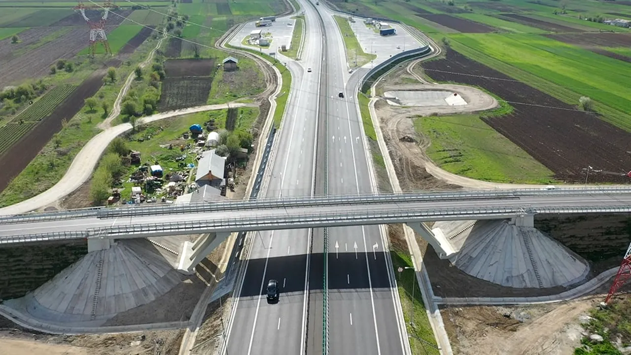 De luni, șeful CNAIR, Cristian Pistol, anunță că se poate circula pe încă 13 km de pe A0 Sud