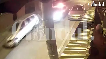 București: Un bărbat care a furat o mașină, prins de polițiști în flagrant. Suspectul a încercat să fugă | VIDEO