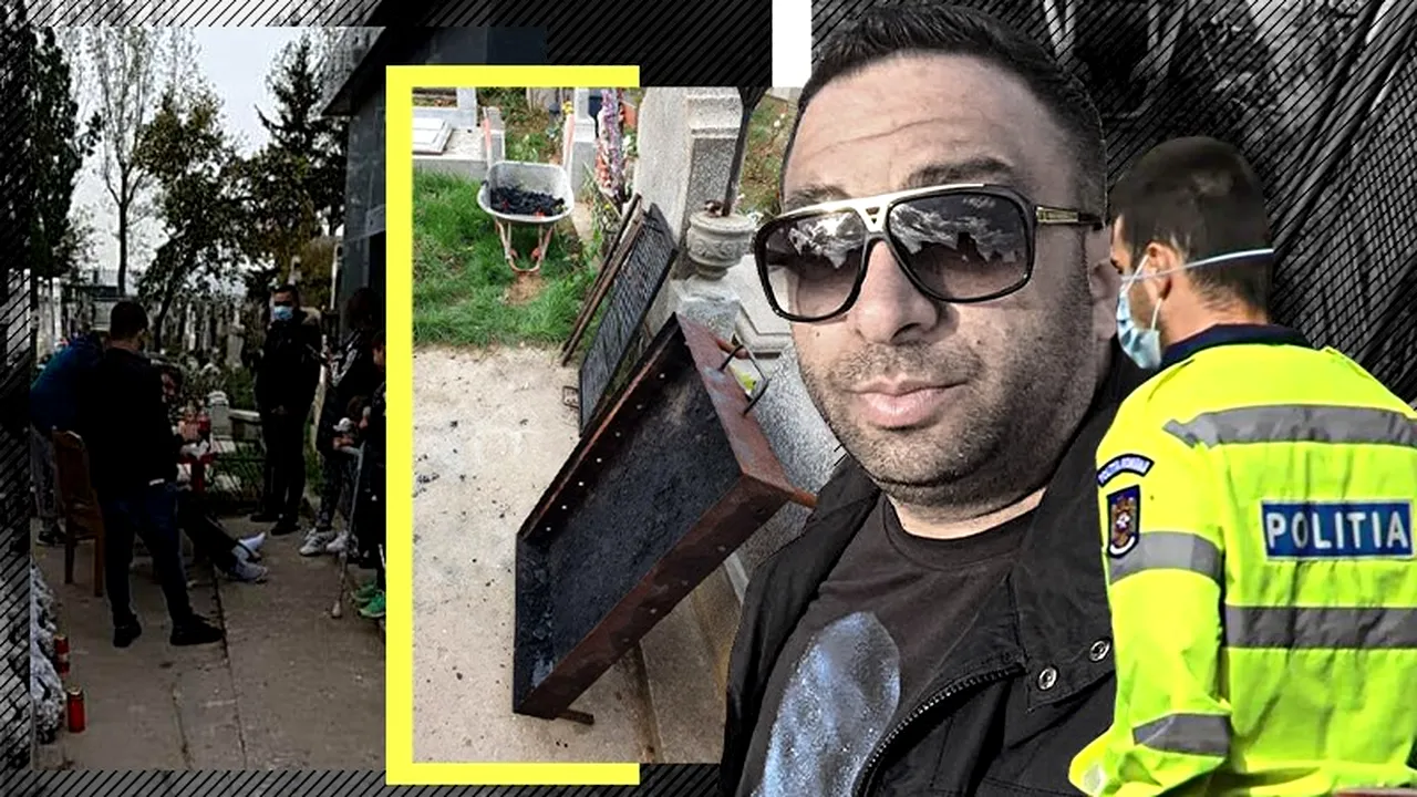 Rudele lui Emi Pian, amendate de Poliție pentru că au “încins” grătarele în cimitir (FOTO)