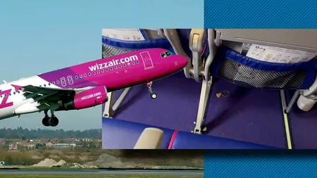 Zbor Wizz Air, la standarde de microbuz Țăndărei-Făurei. Un avion decolează din București decorat cu chipsurile de la aterizare