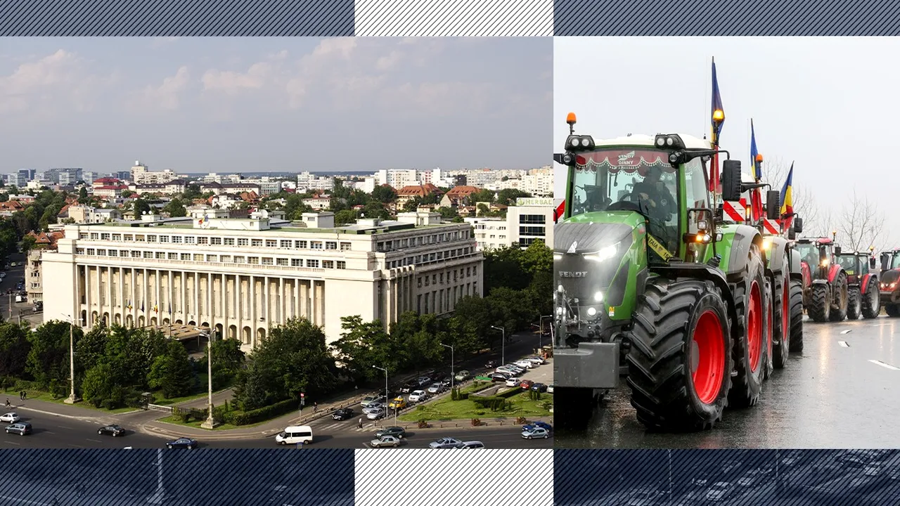 Primarul Nicușor Dan nu le-a dat undă verde fermierilor și transportatorilor. Au vrut să aducă în Piața Victoriei 15.000 de maşini si utilaje