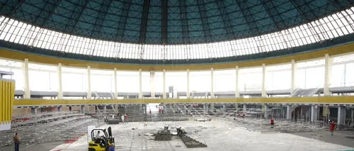 <i class='ep-highlight'>Firea</i>: Pavilionul central Romexpo va fi transformat în sală polivalentă. Când va fi gata și câte locuri va avea