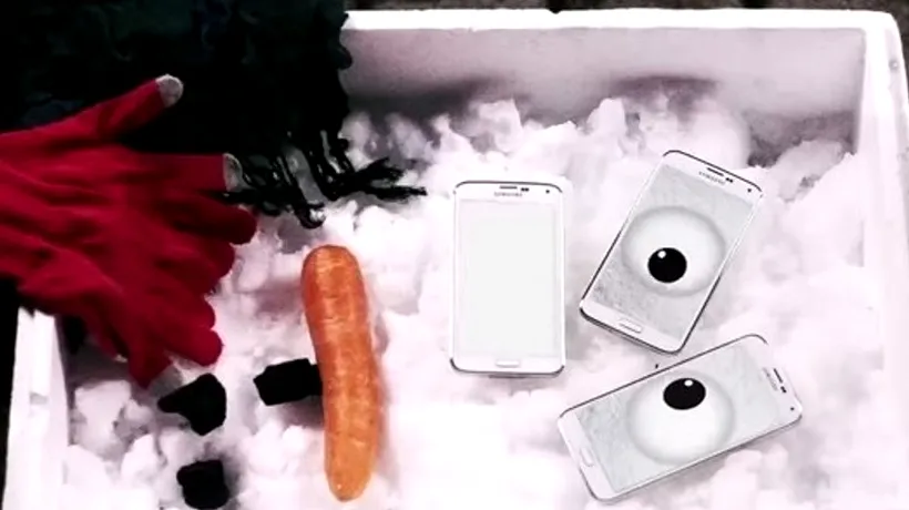 Ce legătură există între trei smartphone-uri și un om de zăpadă