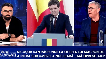 Nicușor Dan, sub umbrela lui Macron? Bușcu: Nu poți să vii cu două umbrele, că se pot ciocni între ele/Trebuia consultat CSAT