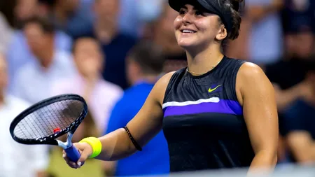 De neoprit. Bianca Andreescu s-a calificat în finala US Open, unde va juca împotriva Serenei Williams - VIDEO