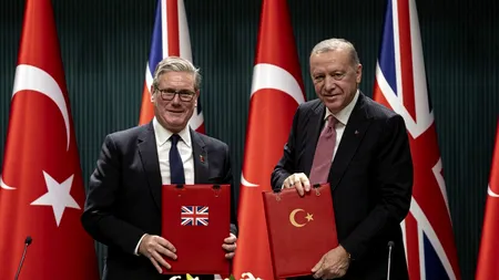 Starmer și Erdogan semnează un ACORD prin care Turcia cumpără 40 de aeronave Eurofighter. Cât vor plăti turcii pentru avioanele de vânătoare