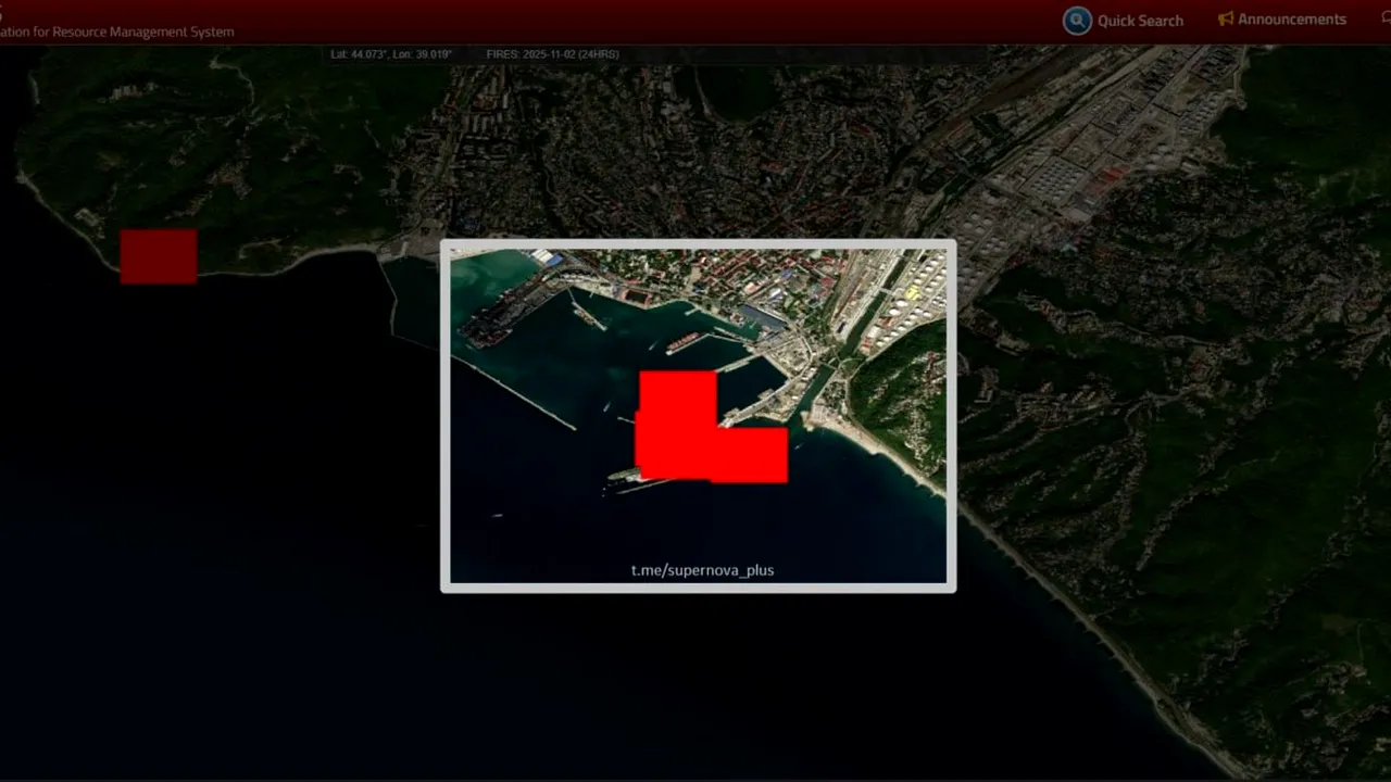 ATAC ucrainean cu drone la Marea Neagră. Portul rus Tuapse, cuprins de flăcări. Un petrolier și mai multe clădiri, avariate