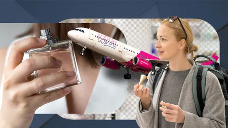 Parfumurile, mai IEFTINE în avioanele Wizzair și Ryanair decât în magazine. Ce strategie de marketing se află în spatele prețurilor