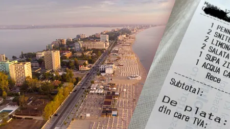 A crezut că nu vede bine! Ce notă de plată a primit un turist, într-un restaurant din Mamaia Nord. „Așa ceva...”