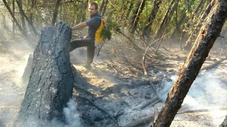 Peste o sută de persoane și un elicopter încearcă să stingă două focare de incendiu în Parcul Național Domogled